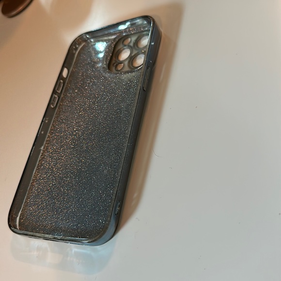 iPhone 12 Pro Max Phone Case (glittery blue) - Picture 2 of 4